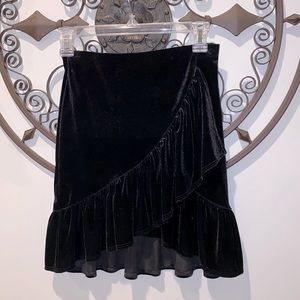 Urban Outfitters NWT Faux Wrap Velvety Skirt